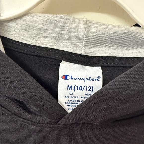 Champion Black and Gray Hoodie - Picture 2 of 2